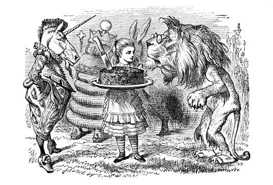 In the story Alice acts a peace keeper between the Lion and the Unicorn as they fight over the cake. In this final section of the Case study, it describes the outcome of the discussion where the board reaches consensus. 